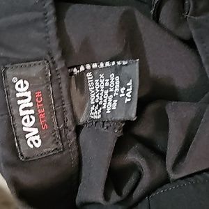 Avenue Black Slacks Size 14T